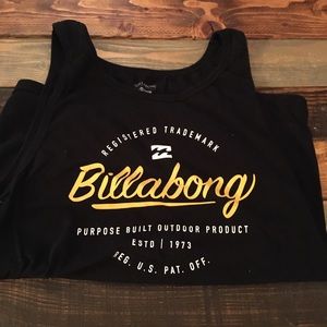 Billabong Men’s Black Tank top Medium